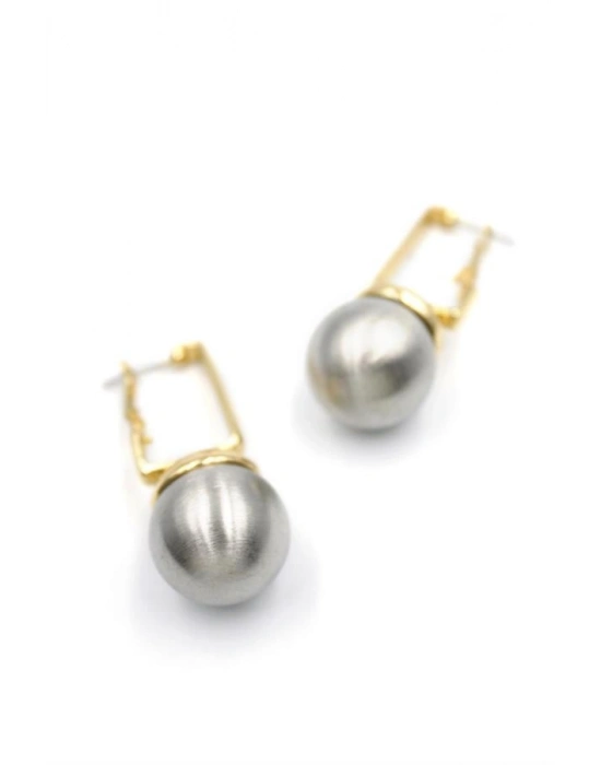 Top Küpe - Gümüş