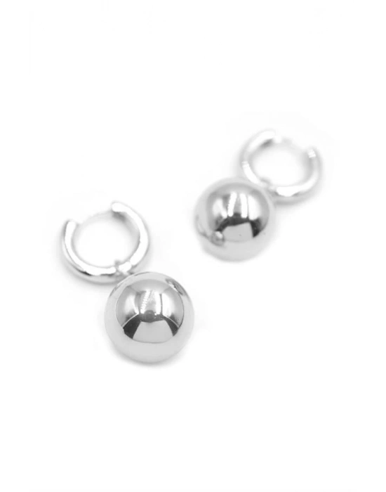 Top Küpe - Gümüş