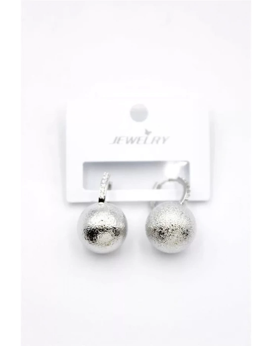 Top Küpe - Gümüş