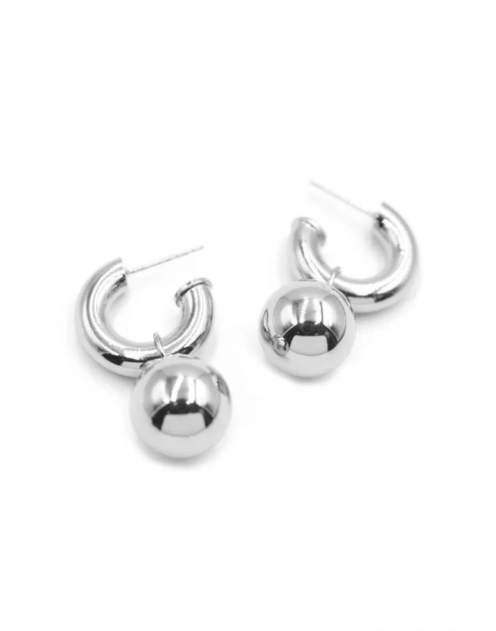 Top Küpe - Gümüş