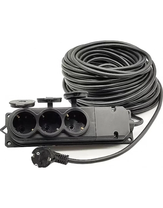 Topart 01558 20 Metre Grup Prizli Uzatma 3X2,5 Kablo