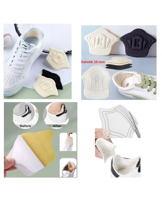 Topuk Daraltma Ve Vurma Önleyici 10 Mm Ayakkabı Pedleri