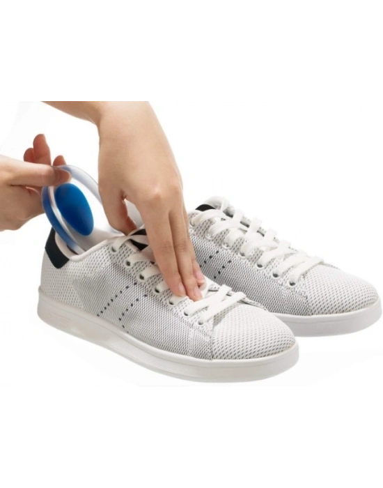 Topuk Silikonu Şeffaf Mavi Erkek