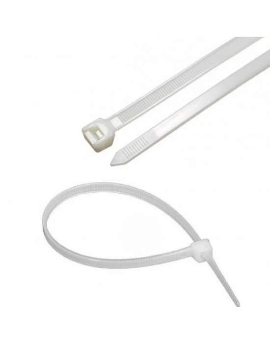 Tork Beyaz Kablo Bağı 4,5X370