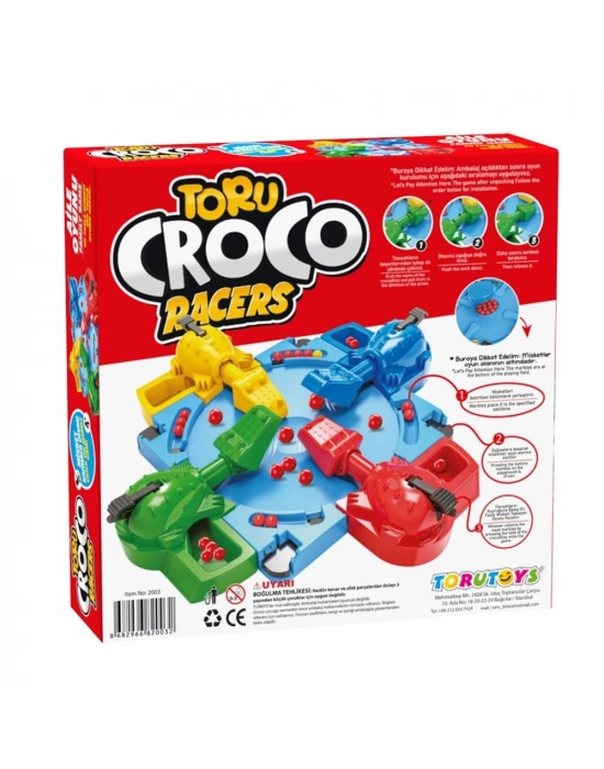 ® Toru Croco Misket Kapmaca Eğlenceli Aile Kutu Oyunu