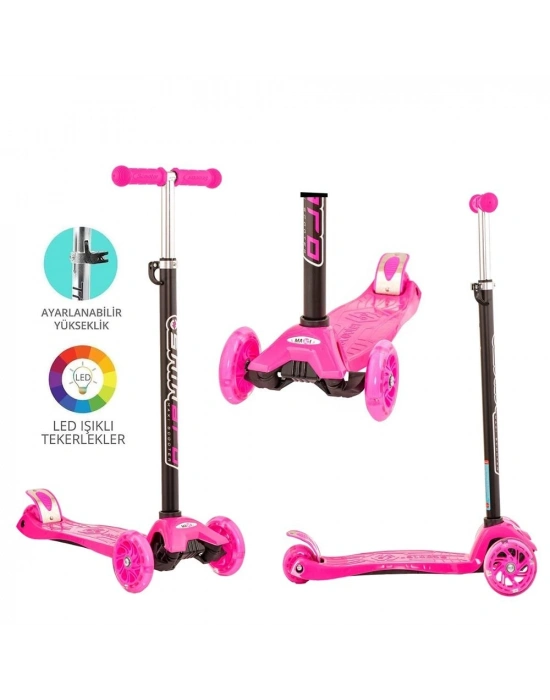 ® Torutoys Maxi Twist Işıklı Scooter Pembe