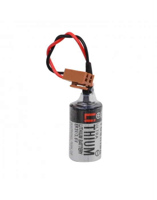 Toshıba Er3v 3.6v 1/2aa Size Lithium Pil - Kahverengi Soket