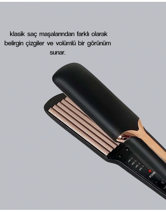 Tost Model Saç Şekillendirici Hızlı Isınan Isı Ayarlı