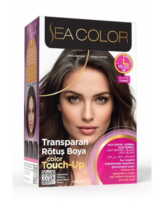 Transparan Rötüş Boyası Açık Kahve Kumral Açık Kumral