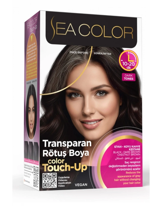 Transparan Rötüş Boyası Siyah Koyu Kahve Kestane