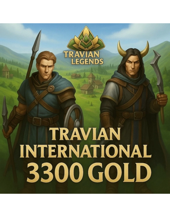 Travian Legends International 3300 Gold