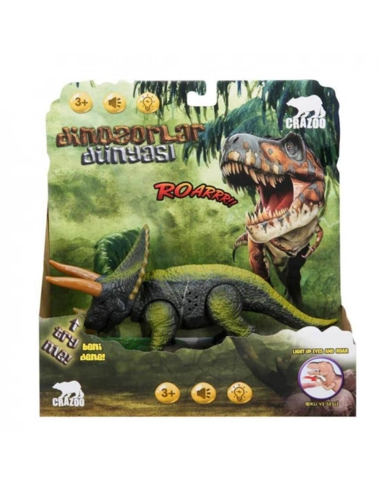 Triceraptors Dinozor Işıklı Sesli - RS6171