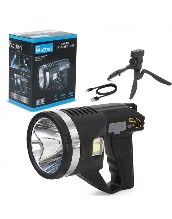 Tripod Şarjlı Güvenlik Feneri Wt-416