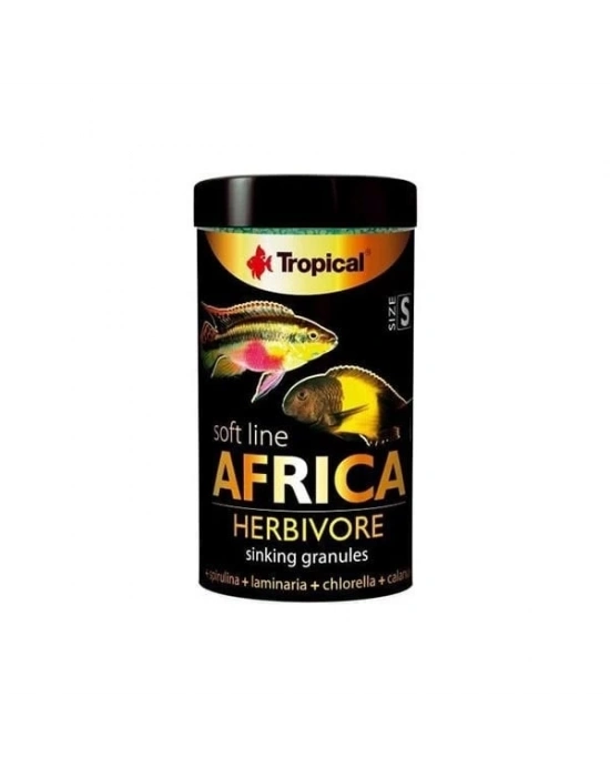 Tropical Softline Africa Herbivore Granül Balık Yemi 100 Ml