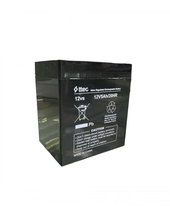 Ttec 12v 5 Ah Kuru Bakımsız Akü