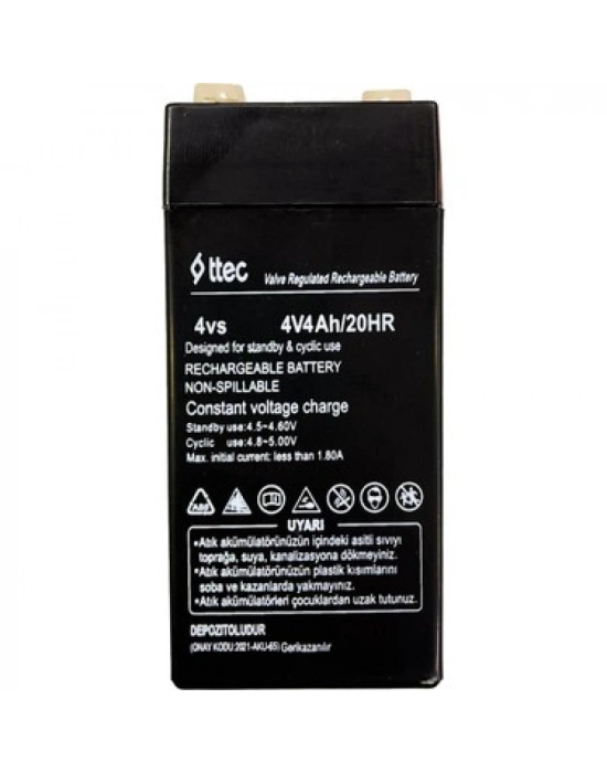 Ttec 4v 4 Ah Kuru Bakımsız Akü