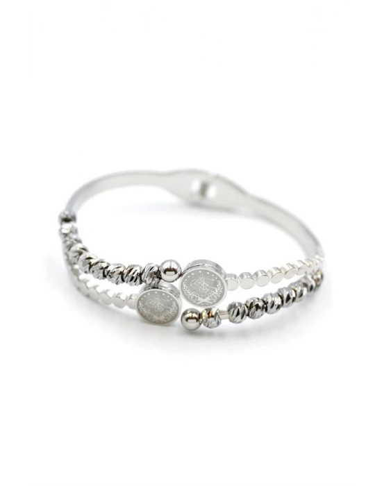 Tuğra Dorika Bilezik - Gümüş