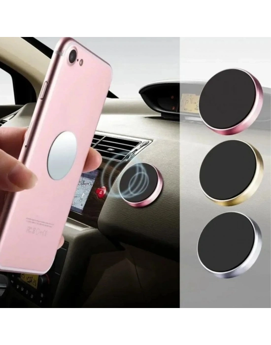 ®  Tüm Modellerle Uyumlu Manyetik Araç İçi Telefon Tutucu Çok Amaçlı Güçlü Mıknatıs Tutucu