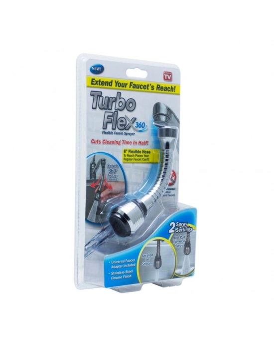 Turbo Flex 2 Aşamalı Plastik Esnek Musluk Başlığı