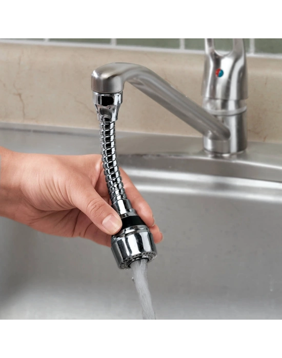 Turbo Flex 2 Aşamalı Plastik Esnek Musluk Başlığı