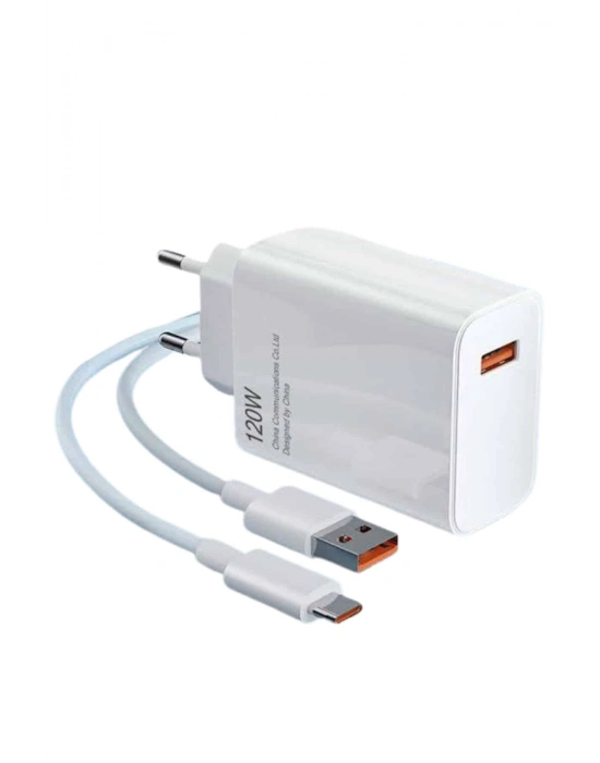 Turbo Hızlı Şarj Destekli 120W USB-C Şarj Seti