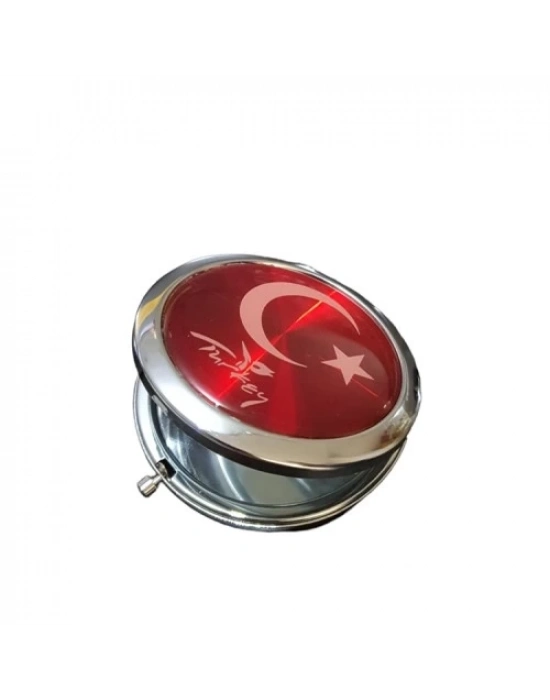 Türk Bayraklı El Aynası