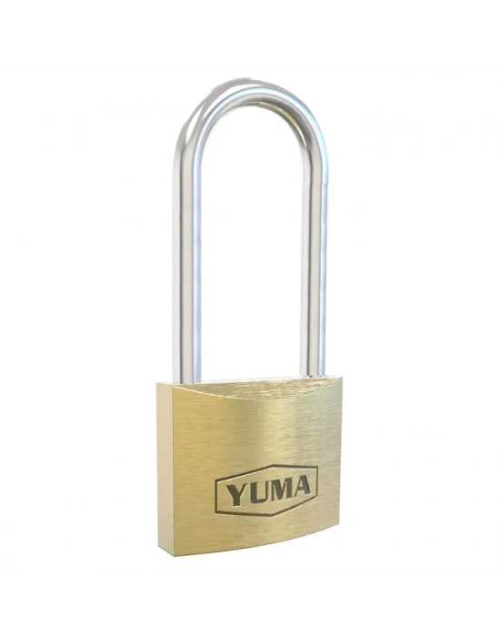 Türk Malı Pirinç Uzun Kancalı Asma Kilit 50 Mm