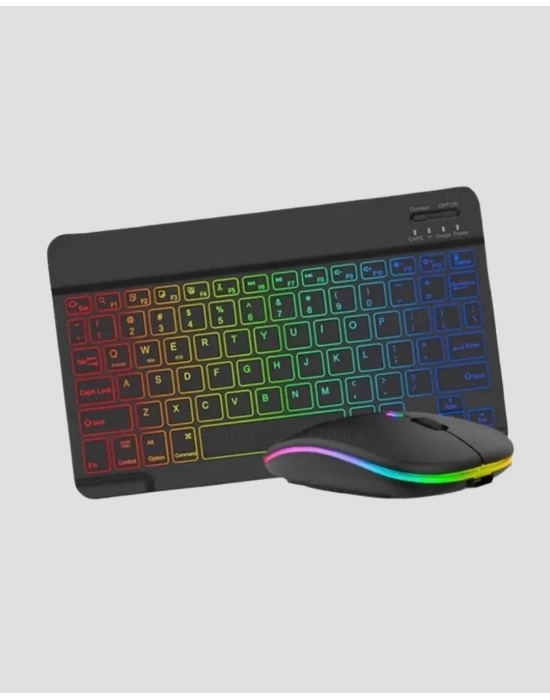 Türkçe Q Klavye RGB Işıklı Ergonomik Tasarımlı