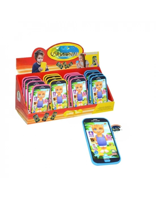 Türkçe Sesli Müzikli Oyuncak Kedili Telefon