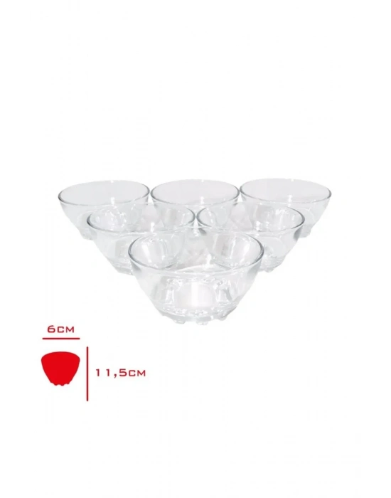 Turkey Bowl Cam Kase 6 Lı 6x11,5 CmRoyaleks-82641