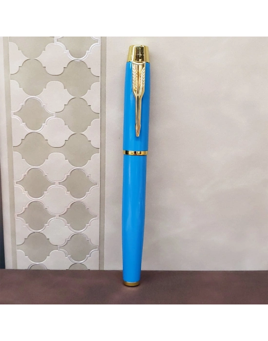 Turkuaz Metal Roller Kalem