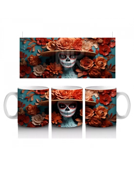 Turuncu Şapkalı Mavi Ruh – Hediyelik Kahve Kupası