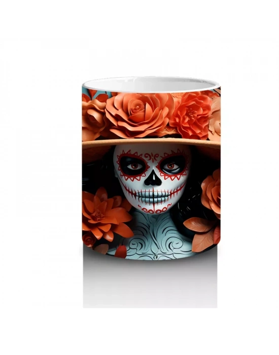 Turuncu Şapkalı Mavi Ruh – Hediyelik Kahve Kupası