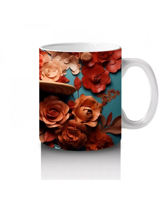 Turuncu Şapkalı Mavi Ruh – Hediyelik Kahve Kupası