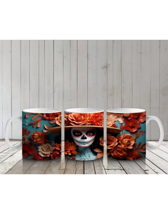 Turuncu Şapkalı Mavi Ruh – Hediyelik Kahve Kupası