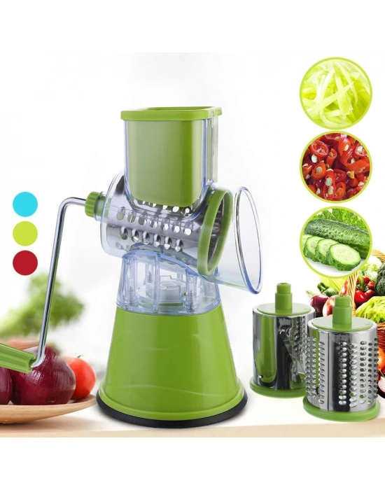 Tutma Kollu Çevirmeli Pratik Rulo Rende Drum Grater