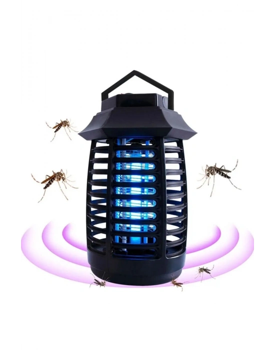 ®  Tutma ve Asma Saplı Ledli Sinek Makinası 2W Sinek Öldürücü UV Mor Işıklı Aparat