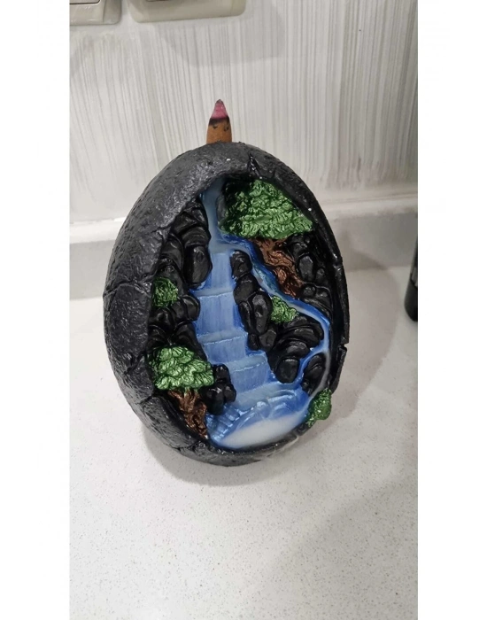 Tütsü Geri Akış Şelale Tütsülük Buhardanlık Tütsü 3 Adet Koni Hediye