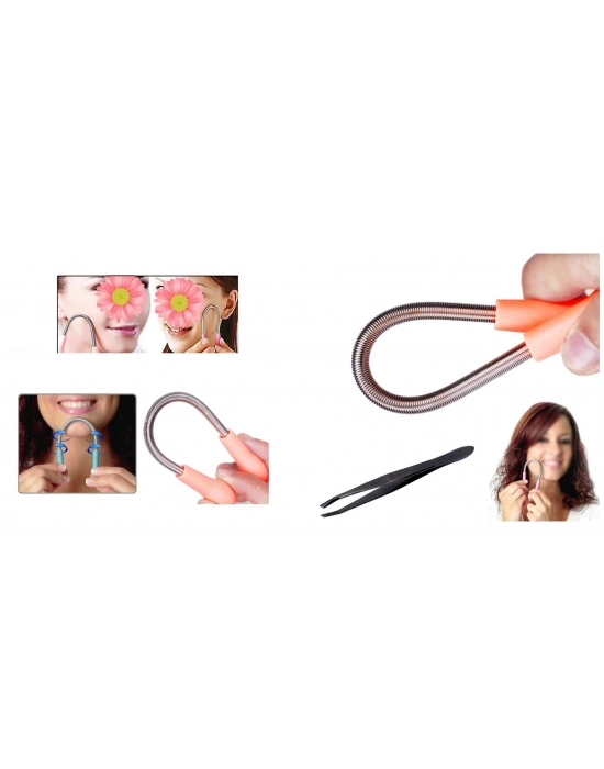 Tüy Bıyık Alıcı Yaylı Epilatör - Cımbız Hediyeli