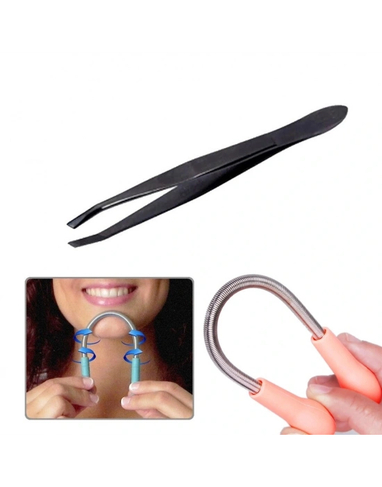 Tüy Bıyık Alıcı Yaylı Epilatör - Cımbız Hediyeli