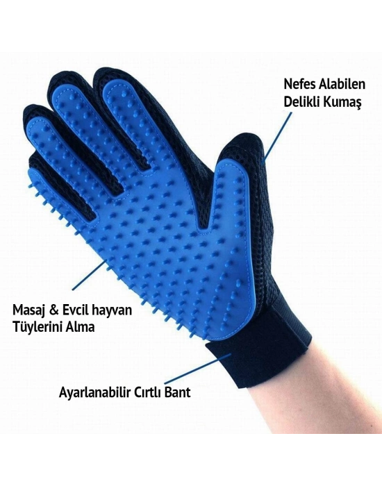 Tüy Toplayan Kedi Temizleme Eldiveni Tüy Toplama Eldiveni