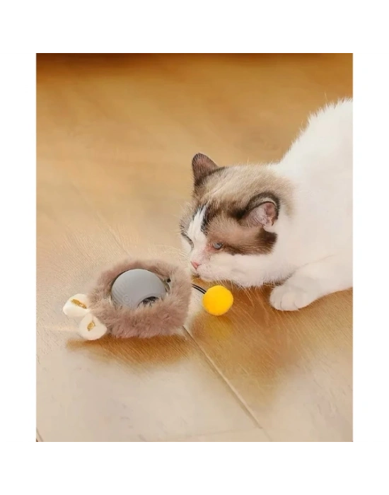 Tüylü Şarjlı Kedi Oyuncağı