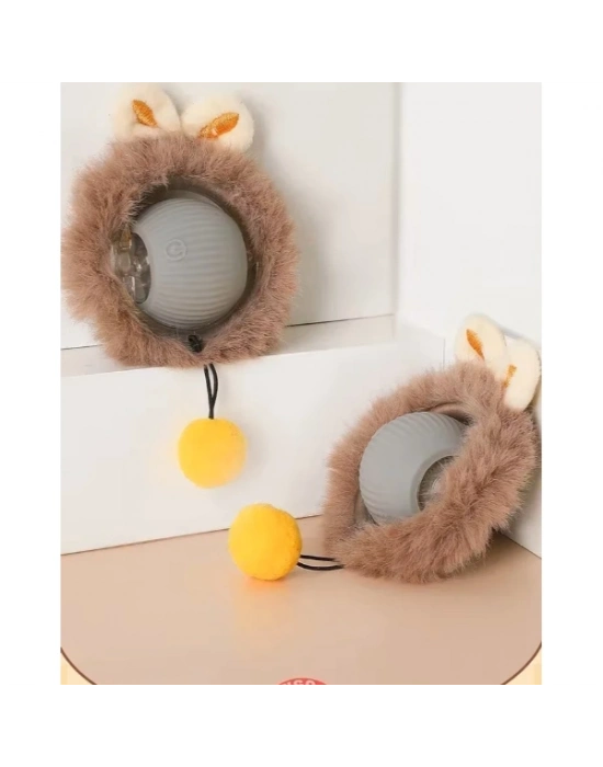 Tüylü Şarjlı Kedi Oyuncağı