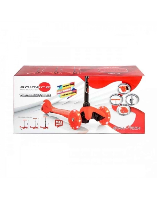 ® Twist Işıklı Scooter Kırmızı