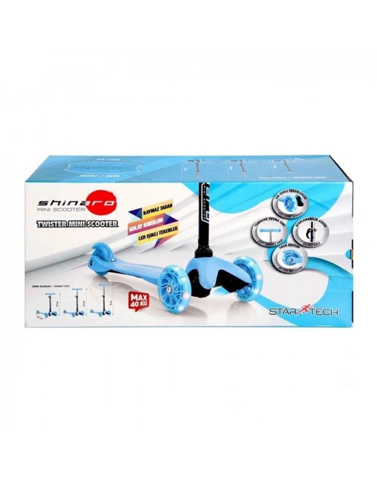 ® Twist Işıklı Scooter Mavi 40 Kg Kadar