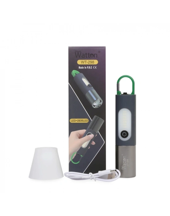 Type-c Girişli 750 Lümen Şarjlı Kamp Lambası  Wt-298