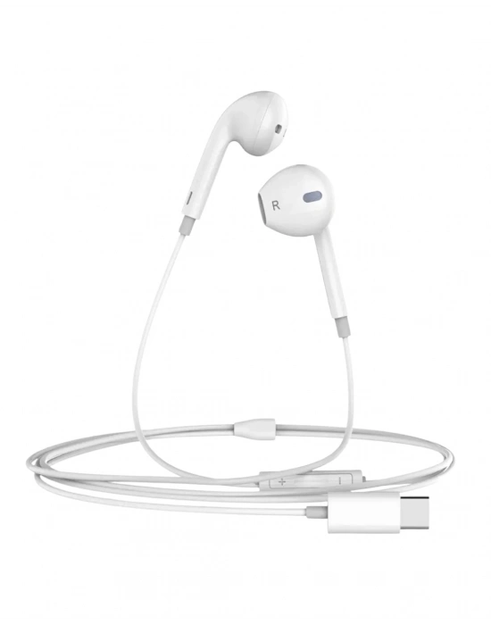 ® Type C Kablolu Mikrofonlu Kulaklık Mega Bass Özellikli