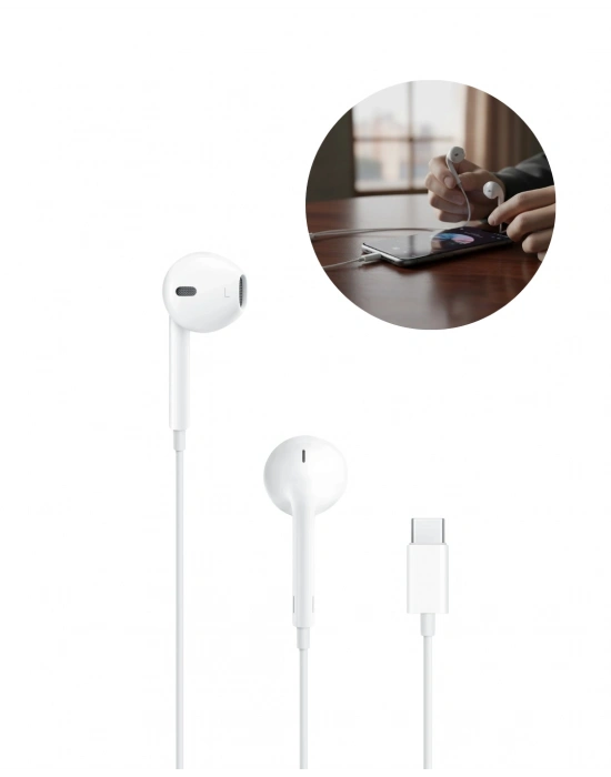 ® Type C Kablolu Mikrofonlu Kulaklık Mega Bass Özellikli