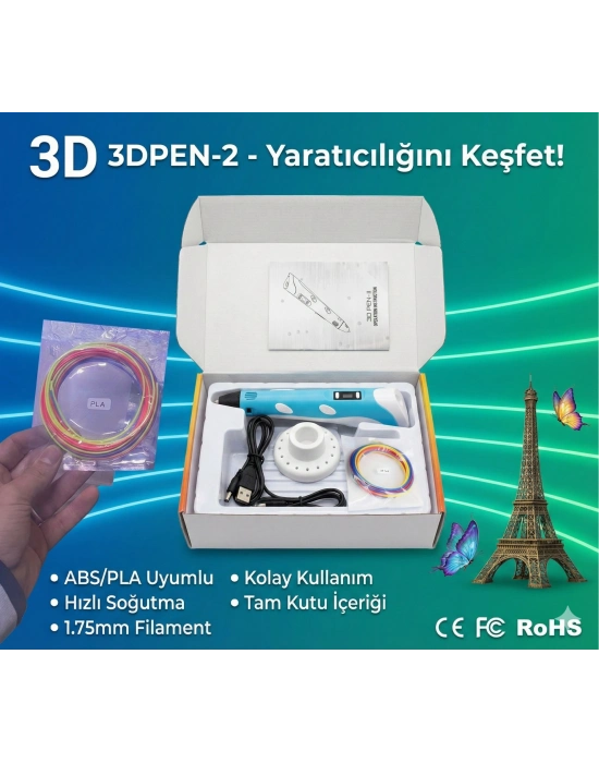 Üç Boyutlu Yazıcı 3d Kalem Pen Printer