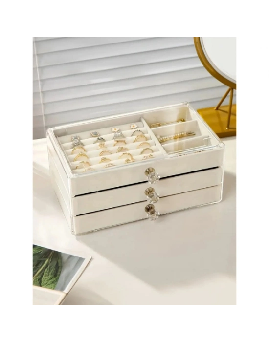 Üç Katlı Takı Organizeri